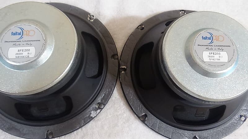 Faital 8FE200 - Black | Reverb