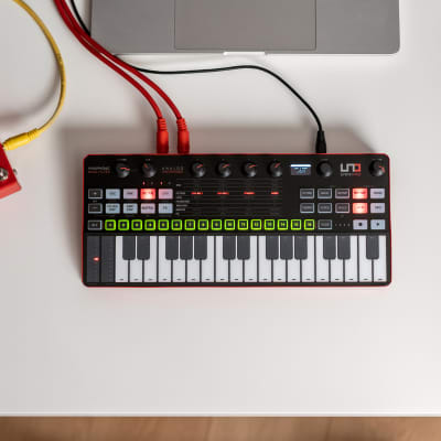 IK Multimedia UNO Synth Pro Desktop 32-Key analog synthesizer - with free travel bag via rebate image 7