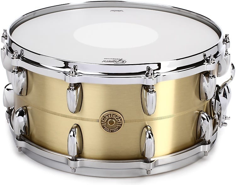 Gretsch Drums USA Bell Brass Snare Drum - 6.5 x 14-inch - Brushed image 1