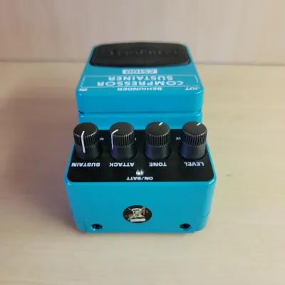 Behringer CS100 Compressor Sustainer Guitar Effect Pedal Works Perfectly & Clean image 4