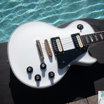 1990 Greco EGC68-60 Les Paul Custom Open "O" Mint Collection - White - Made In Japan - Demo Video image 1