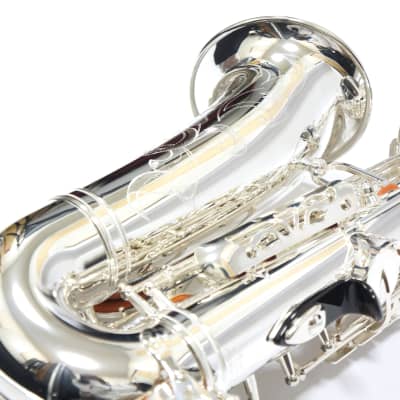 Free shipping! 【Special price】 Yamaha Professional Alto Saxophone YAS-62 Silver-Plated 62Neck image 10