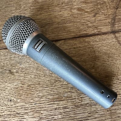 Vintage RARE Shure Beta 58 dynamic hyper cardioid microphone Grey 