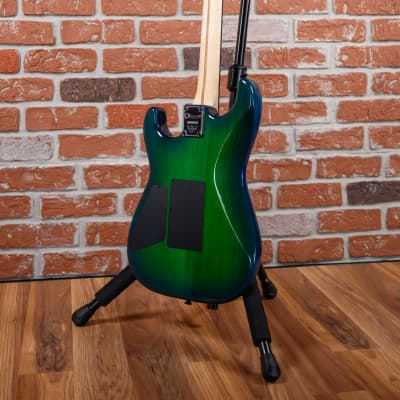 Charvel USA Custom Shop San Dimas Master Built by “Red” Dave Nichols for Namm #403 Quilted Maple Top Green Blue Burst 2024 w/OHSC image 8