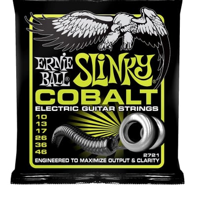 Ernie Ball 2721 Cobalt Regular Slinky Electric Guitar Strings, .010 - .046 image 1