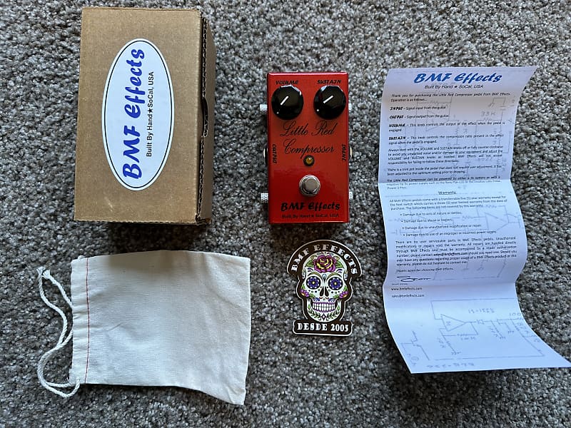 ギター BMF Effects Little Red Compressor Little Red Compressor – BMF Effects
