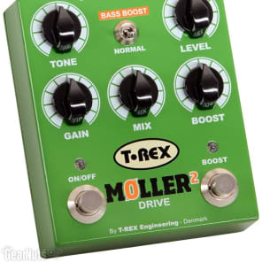T-Rex Moller 2 Classic Overdrive Pedal with Clean Boost image 2