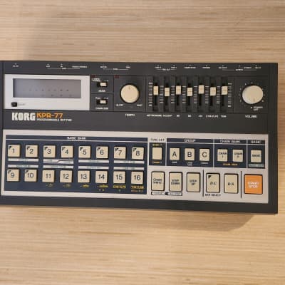 Korg KPR-77 Drum Machine 1980s - Black