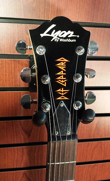 Lyon by Washburn Def Leppard Union Jack Electric Guitar Limited British Flag Reverb