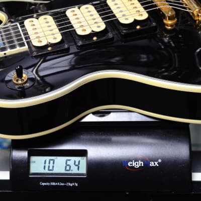 Gibson Les Paul Custom 3 Pickup Black Beauty w/ OHSC – Used 1987 - Black image 13