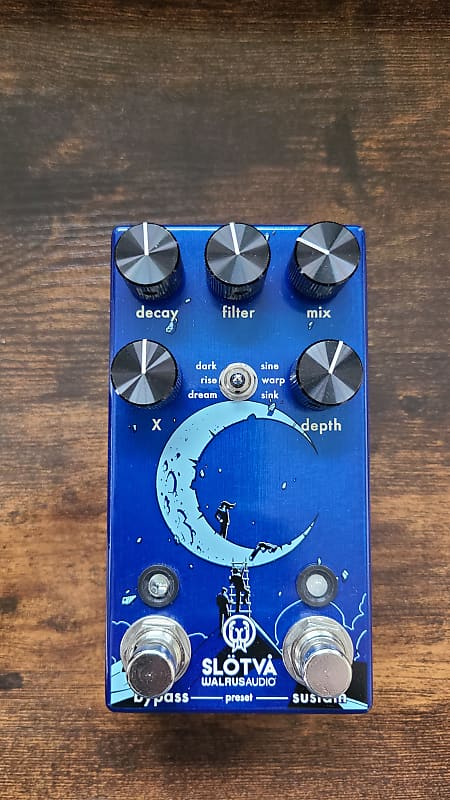 Walrus Audio Slötvå Multi-Texture Reverb 2022 - 2023 - Blue | Reverb