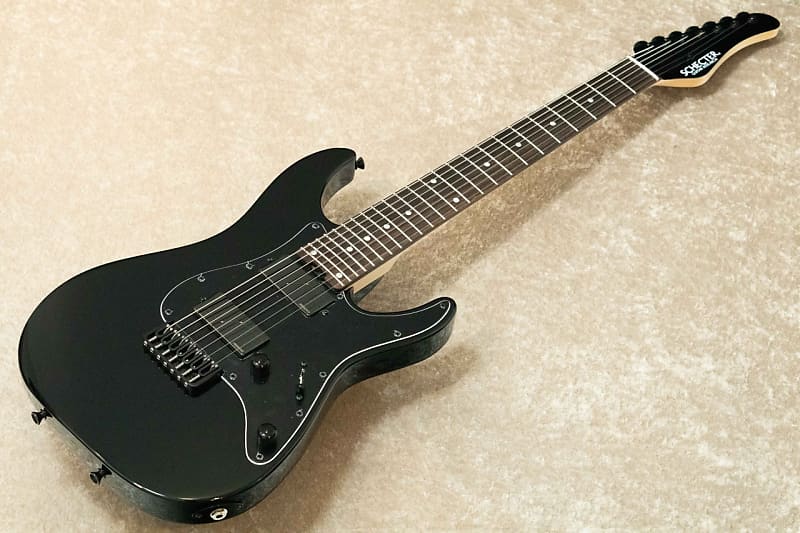 Schecter SD-7-24-AL-FXD-2H -Black- 2022 [7st Strings][Made