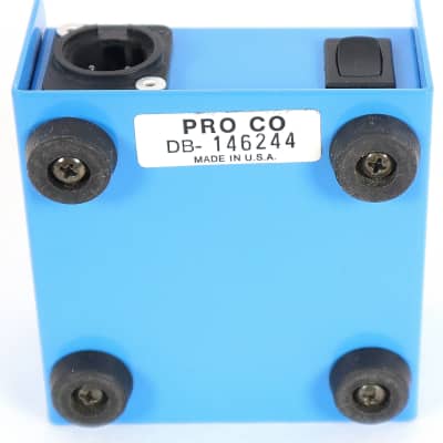 ProCo CB-1 DI Passive Direct Box D.I. Acoustic Guitar Bass Keyboard - Blue image 5