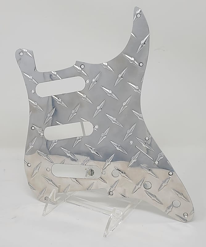 Diamond Plate Fender Stratocaster Pickguard by Sharp Concepts Reverb