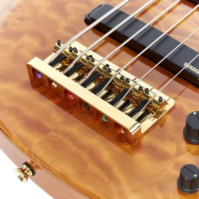 Yamaha John Patitucci Signature TRBJP2CASEAM 6-String Bass w/Case - Amber image 6