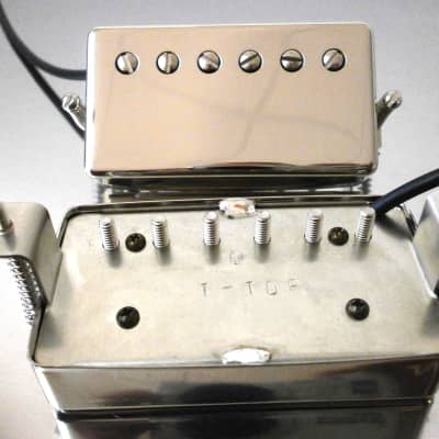 Humbucker Pickups  SET T-Top 1968-1980 VINTAGE Fits Gibson LP SG Les Paul Hand Crafted Q  T-Bucker image 3