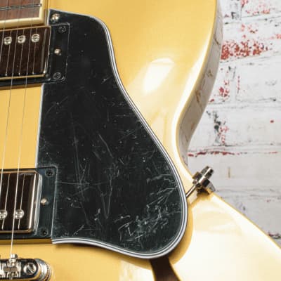 Epiphone - 2021 ES 335 Semi Hollow Electric Guitar w/Soft Case, Goldtop - x3573 - USED image 6