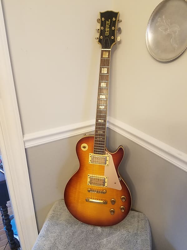 70's Univox Gimme Single Cut Les Paul Copy Iced Tea Burst