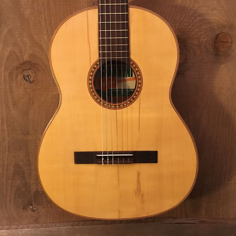 Giannini GN-65 Vintage Classical Acoustic Guitar Natural c. 1970s image 1