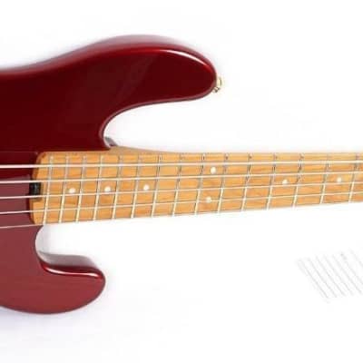 Charvel Pro Mod San Dimas 5-String Candy Apple Red Electric Bass Guitar image 2
