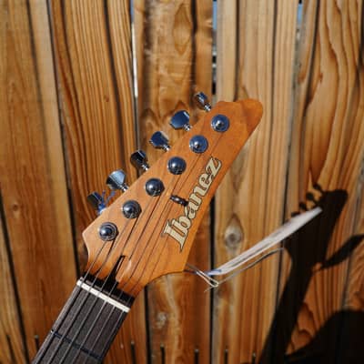 Ibanez Signature MMN1 Martin Miller - Transparent Aqua Blue 6-String Electric Guitar w/ Hardshell Case (2023) image 8