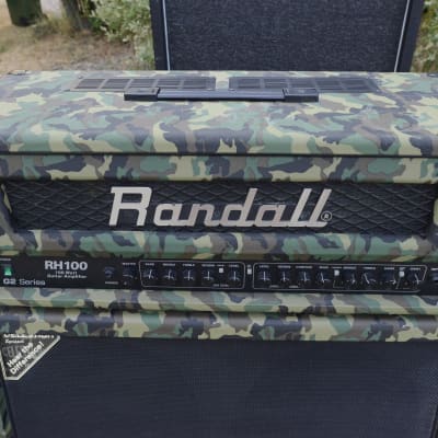 NEW Randall RH100 Amp Head Dimebag Darrell Pantera Camo 4x12 Cab Dime Half Stack RG100 Warhead NOS image 2