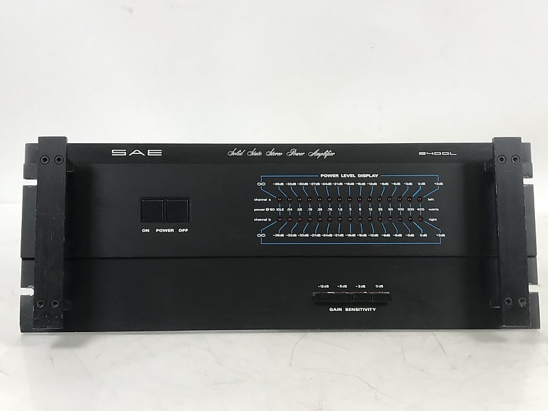 Vintage SAE 2400L Solid State Stereo Power Amplifier | Reverb UK