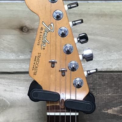 Fender American Standard Stratocaster Left-Handed RW Olympic White 1989 image 10