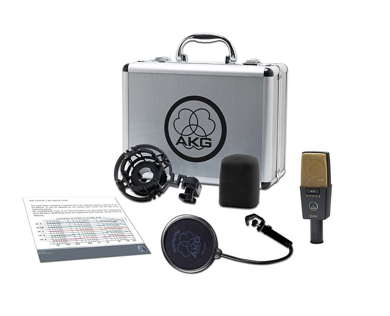 AKG C414 XLII XL2 Studio Condenser Recording Mic Microphone PROAUDIOSTAR image 1