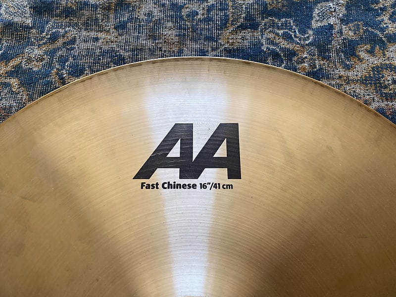 Discontinued Super Mellow Sabian AA Fast Chinese China 16” CLEAN 952 g