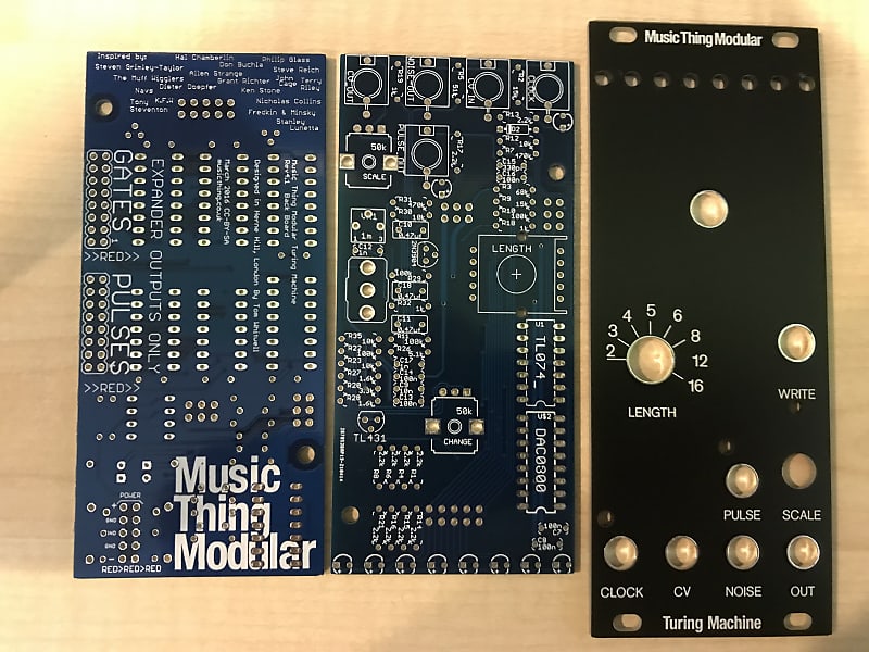 Music Thing Modular - Turing Machine - PCB and Panel set image 1