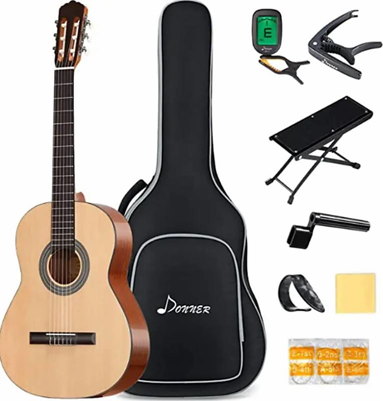 Donner Classical Guitar package deal 2023/24 - natural image 1