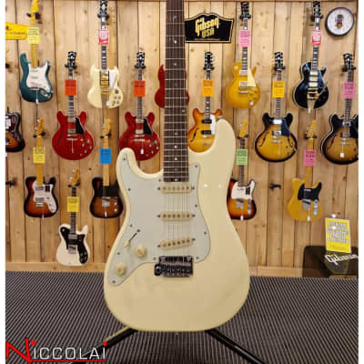 Schecter TRADITIONAL ROUTE 66 SAINT LOUIS S/S/S LEFT HAND Aged white image 1