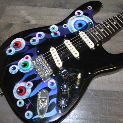 Warmoth Stratocaster 2001 Custom Graphic Paint image 5