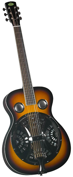 Regal Dobro Resophonic Guitar Studio Series Vintage Sunburst Roundneck image 1