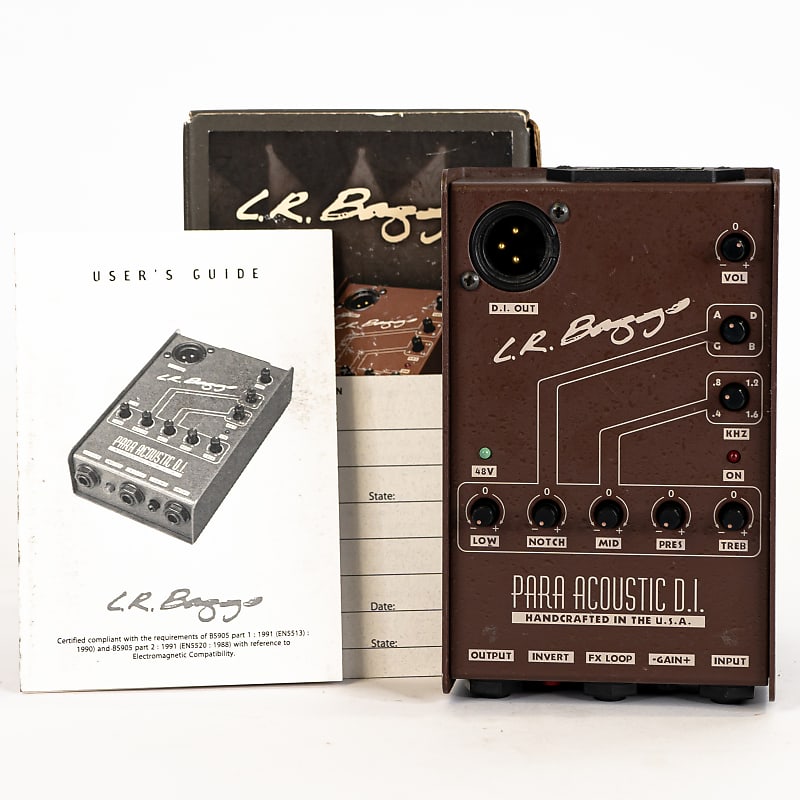 LR Baggs Para DI Acoustic Guitar Preamp / DI with 5-band EQ