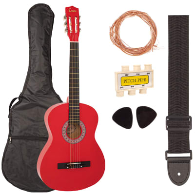 Encore Full Size Classic Guitar Pack ~ Red image 2