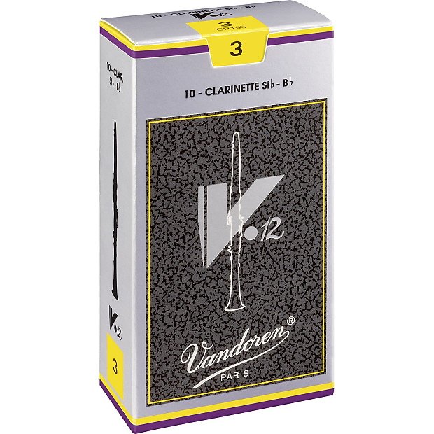 Vandoren CR193 V12 Bb Clarinet Reeds - Strength 3.0 (Box of 10) image 1