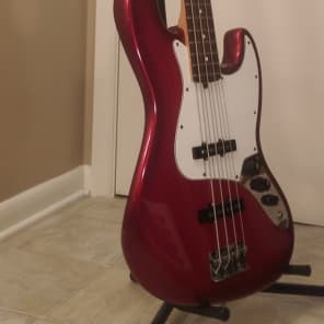 Fender 50th Anniversary American Standard Jazz Bass 1996 Red image 2