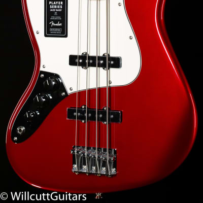 Fender Player Jazz Bass Pau Ferro Fingerboard Candy Apple Red Lefty (085) image 1