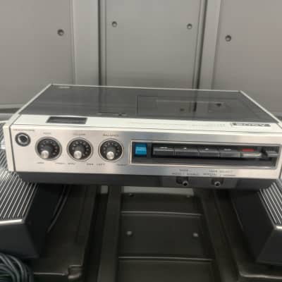 Sony TC-126 Stereo Cassette-Corder With Speakers and Case - Grey image 2