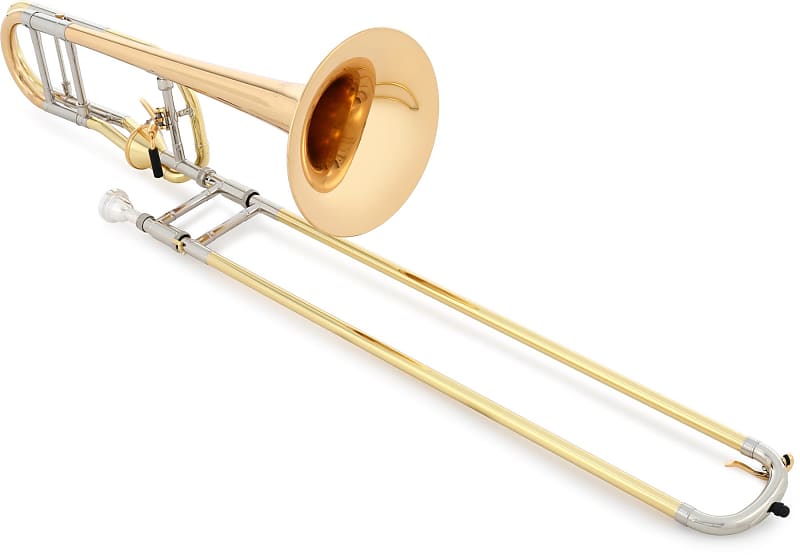XO 1236RL-T Professional Trombone - F Attachment - Thru-Flo Valve - Clear Lacquer image 1