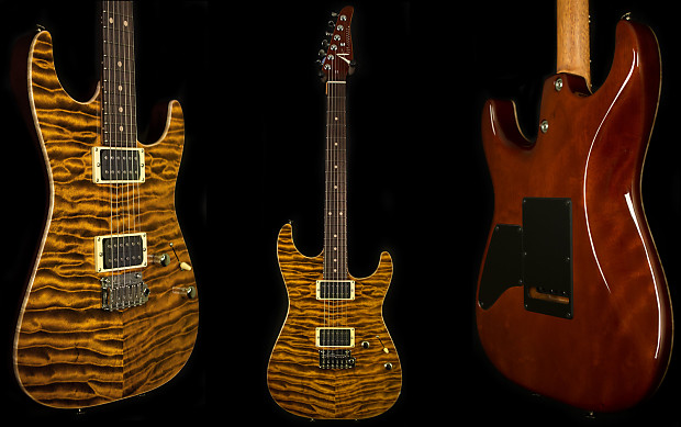 Tom Anderson Cobra S Tiger Eye Electric Guitar Rosewood Fingerboard