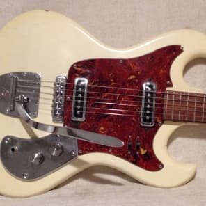 Vintage Kingston / Kawai SG Copy Guitar White MIJ Made In Japan imagen 1