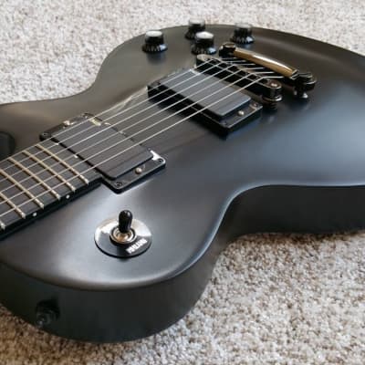 2016 Gibson Les Paul Gothic Studio Satin Black EMG Richlite 2016 Gibson Les Paul Gothic Studio Satin Black EMG Richlite