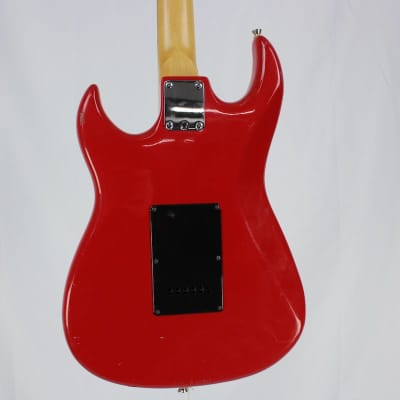 Used Samick SUPER STRAT 90S Electric Guitars Red image 5