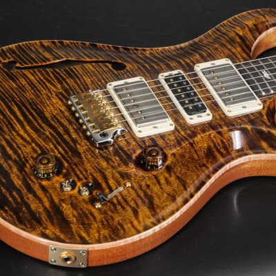 PRS Special Semi-Hollow 10-Top Yellow Tiger Rare One Piece Top #1093 image 3