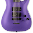 ESP LTD SC-607 BARITONE Purple Satin w/Case