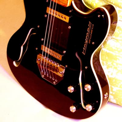 Burns HAYMAN 2020 1974 Black Guitar.  RARE. Innovative. A Masterbuilt Masterpiece by Jim Burns.. image 15