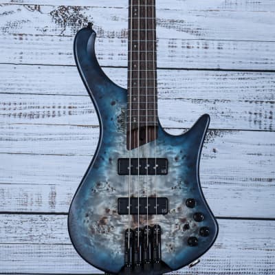 Ibanez EHB1500 Headless Bass 4str | Cosmic Blue Starburst Flat image 1